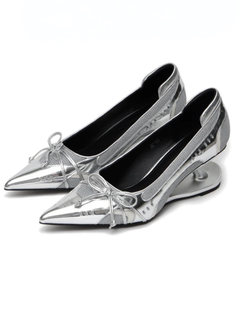 Asyllum Astra Arch Silver Sneaker Heels